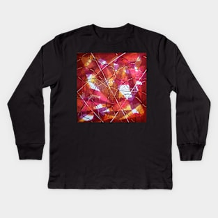 String Theory 3 - Abstract Kids Long Sleeve T-Shirt